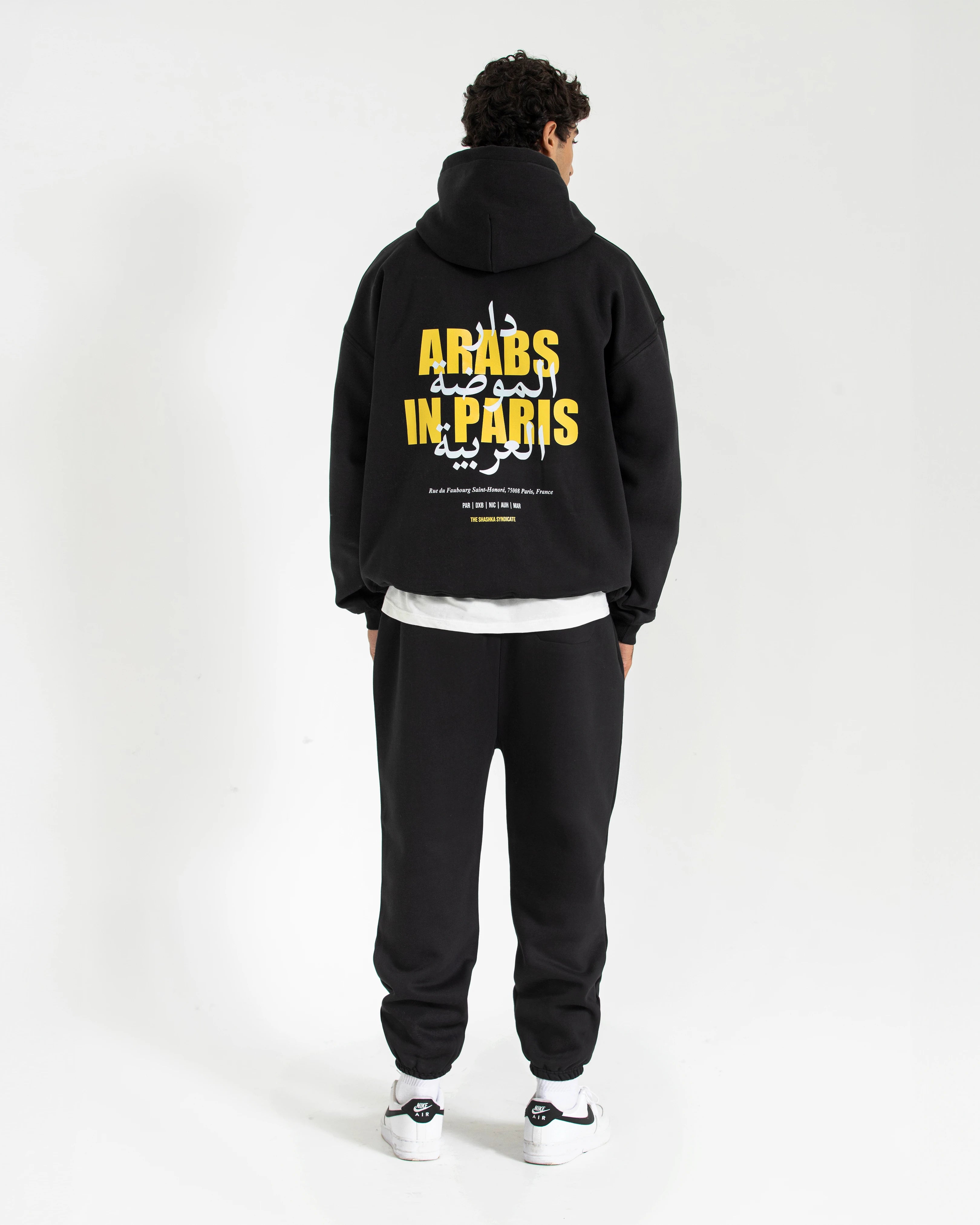 Arabs In Paris Calligraphy Hoodie