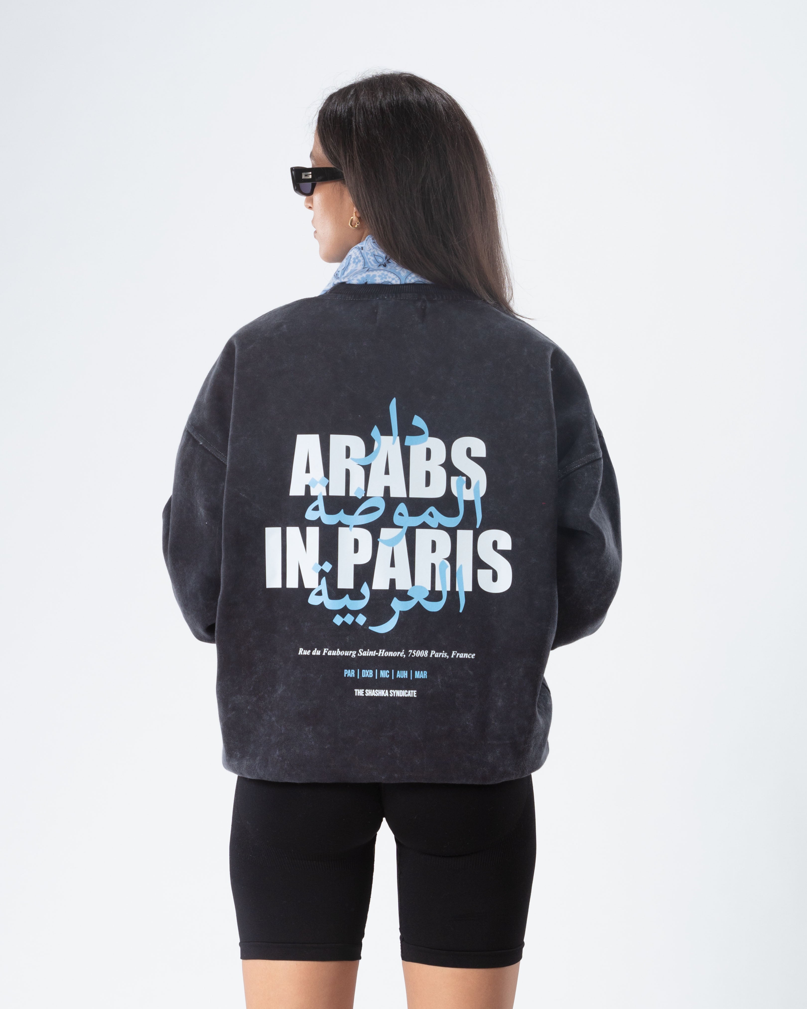 Calligraphy Arabs In Paris Sweatshirt