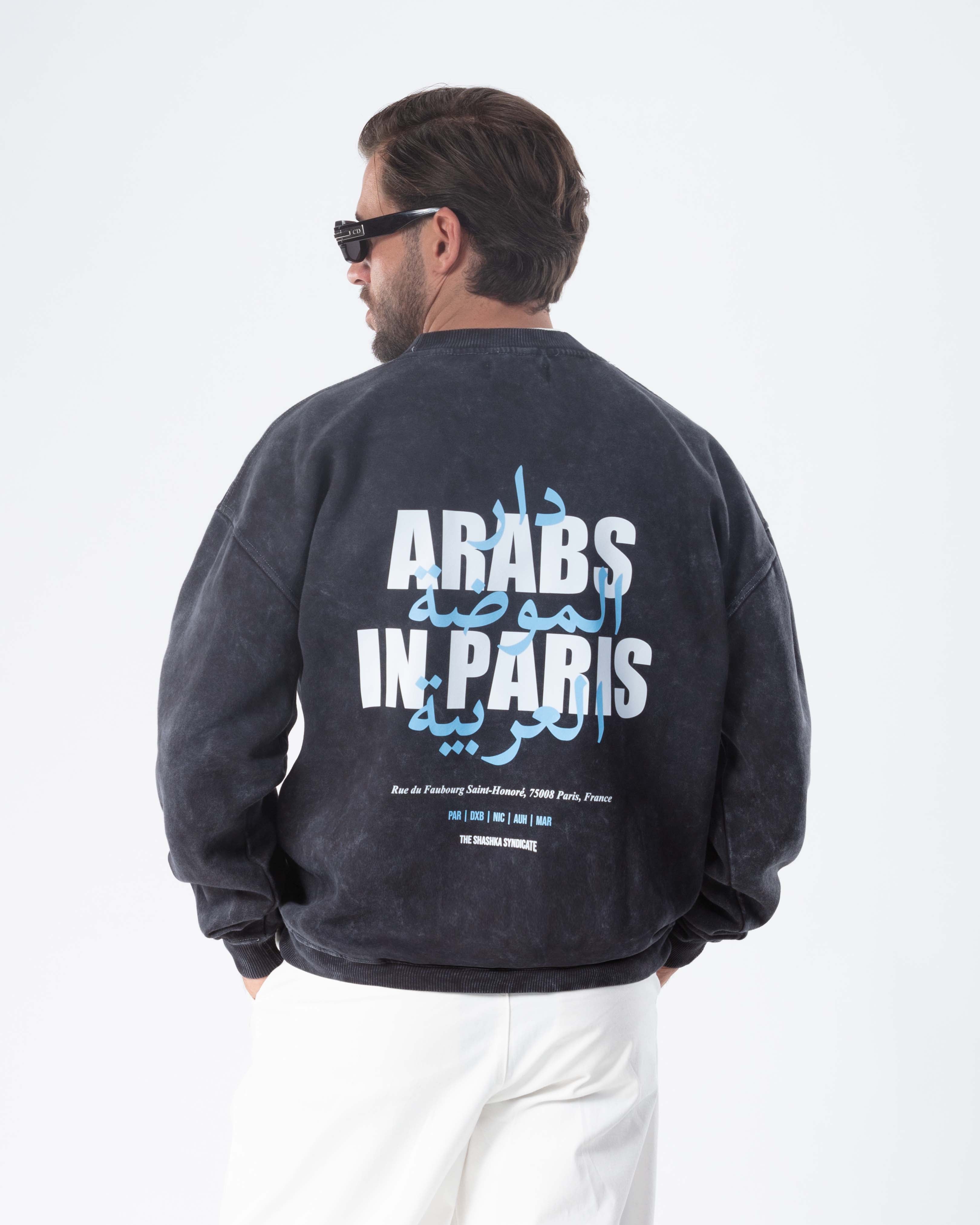 Calligraphy Arabs In Paris Sweatshirt