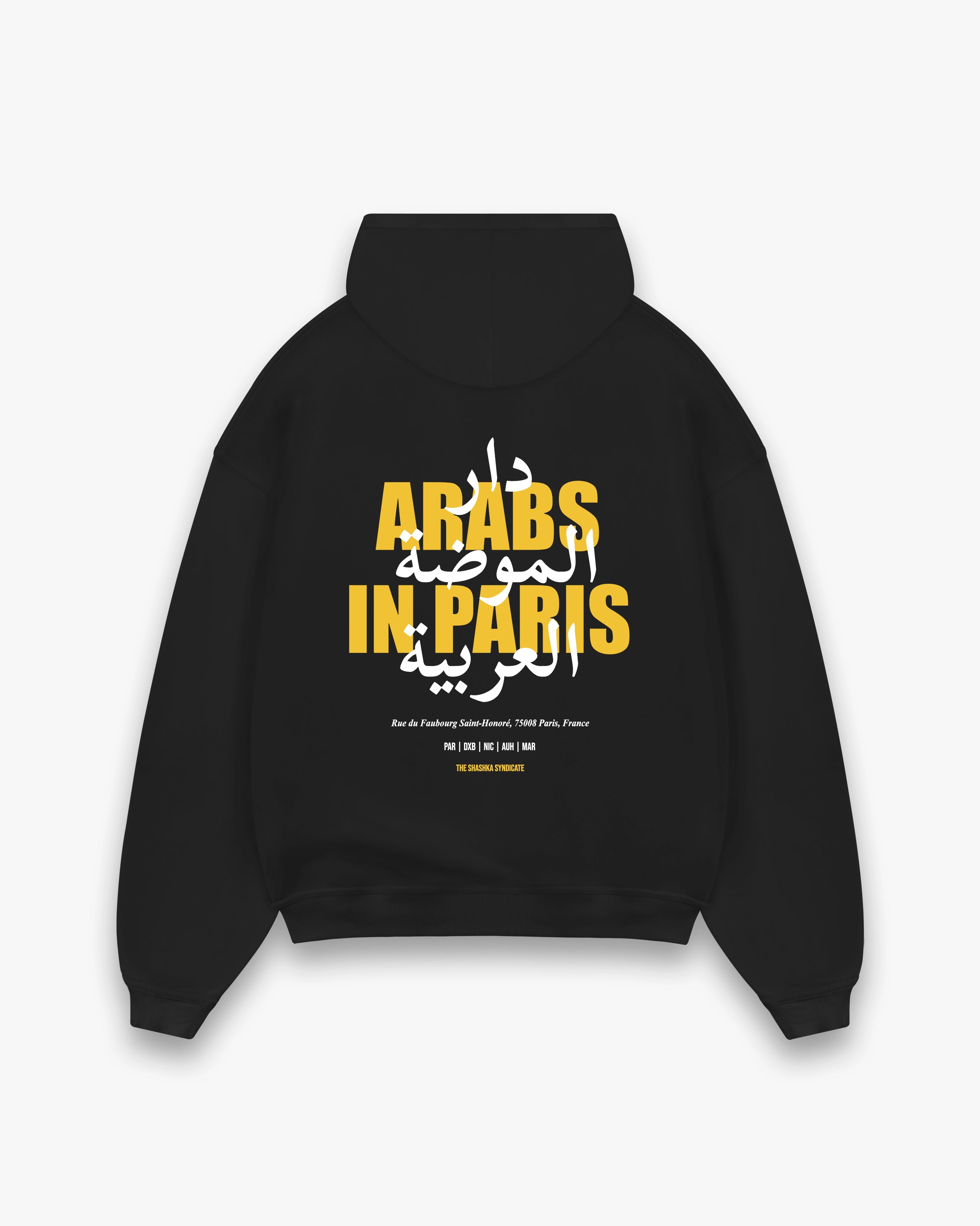 Arabs In Paris Calligraphy Hoodie