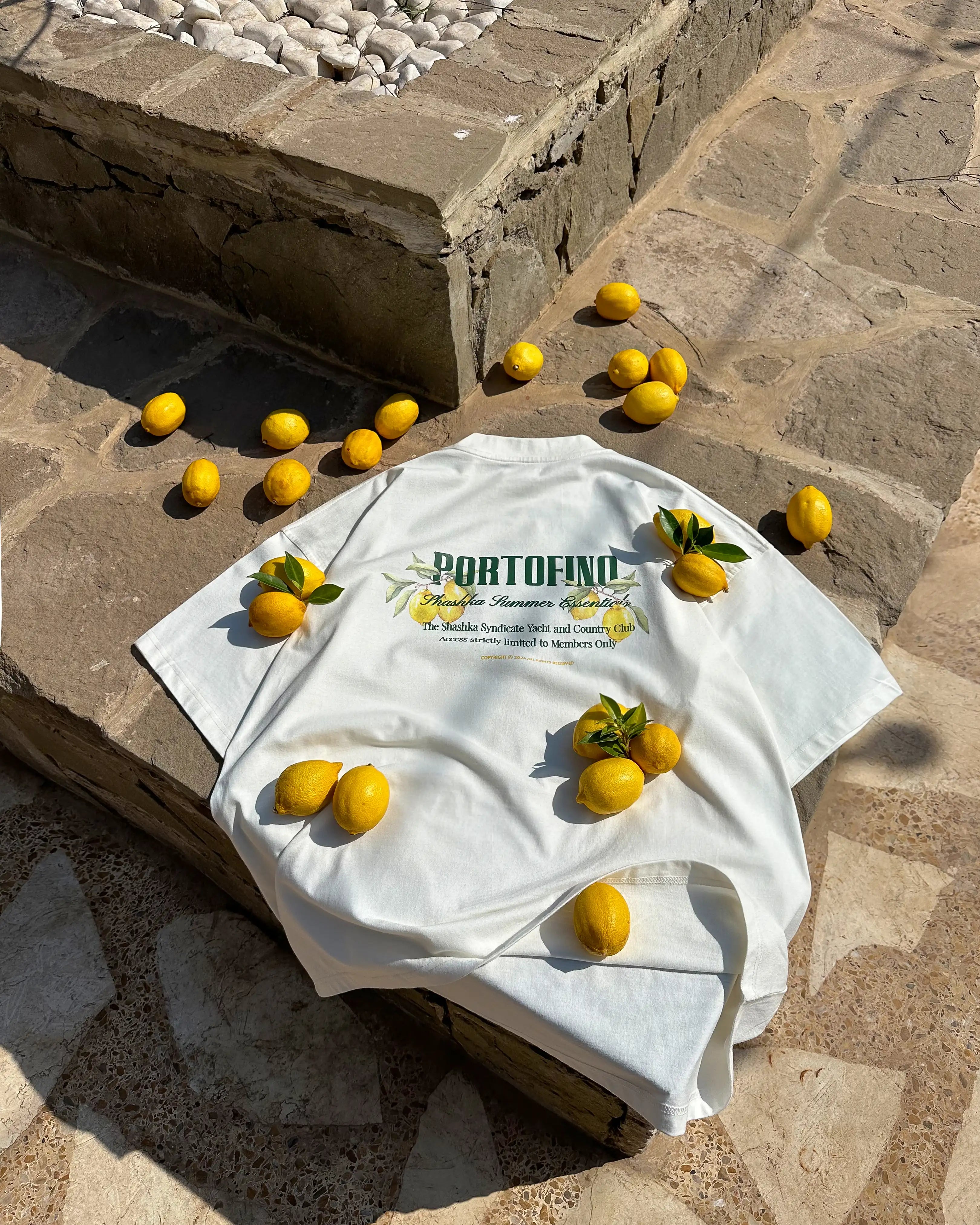 Portofino Lemons Heavy Tee