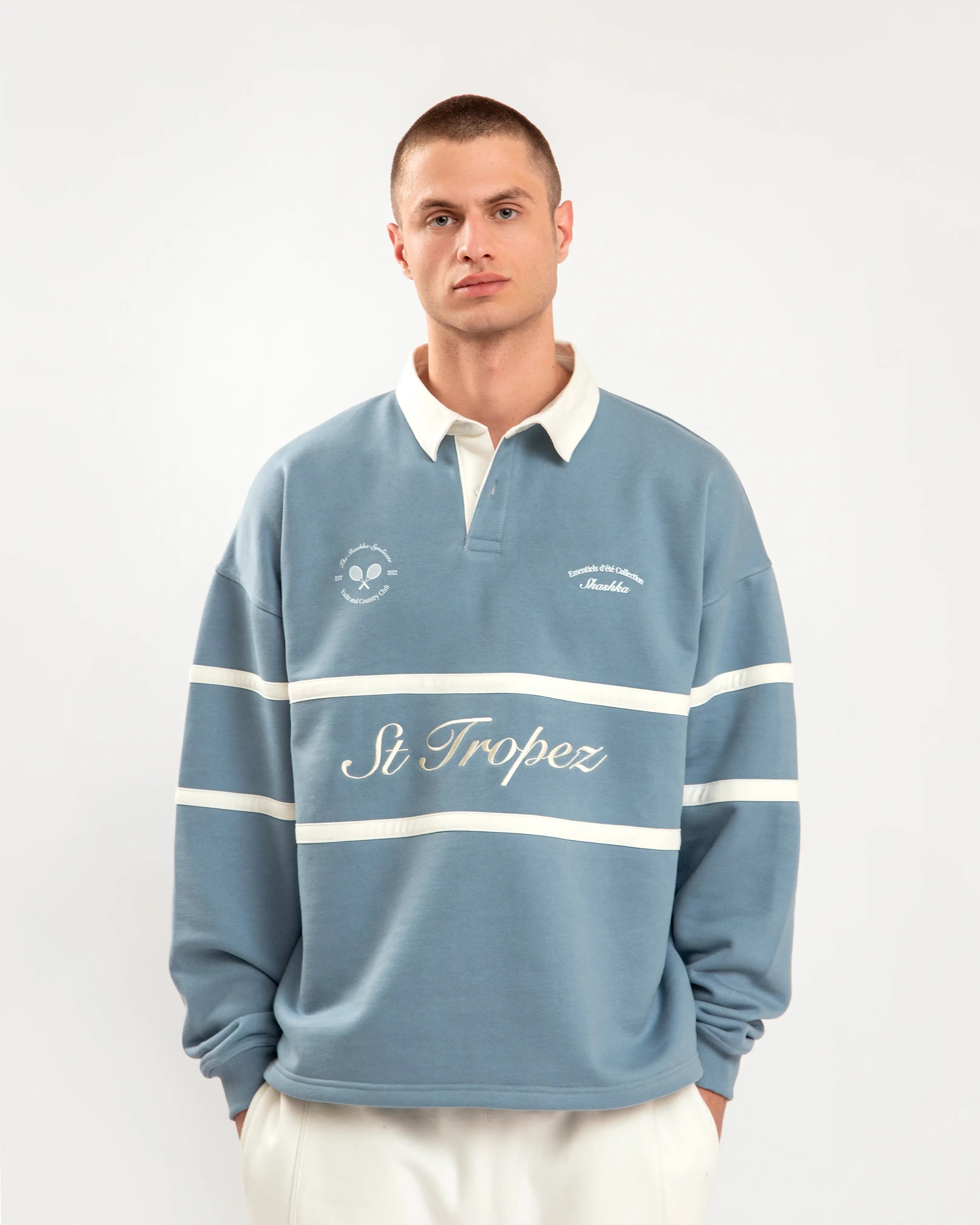 St Tropez Long Sleeve Polo